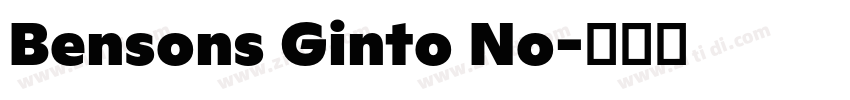 Bensons Ginto No字体转换 Bensons Ginto No字体转换